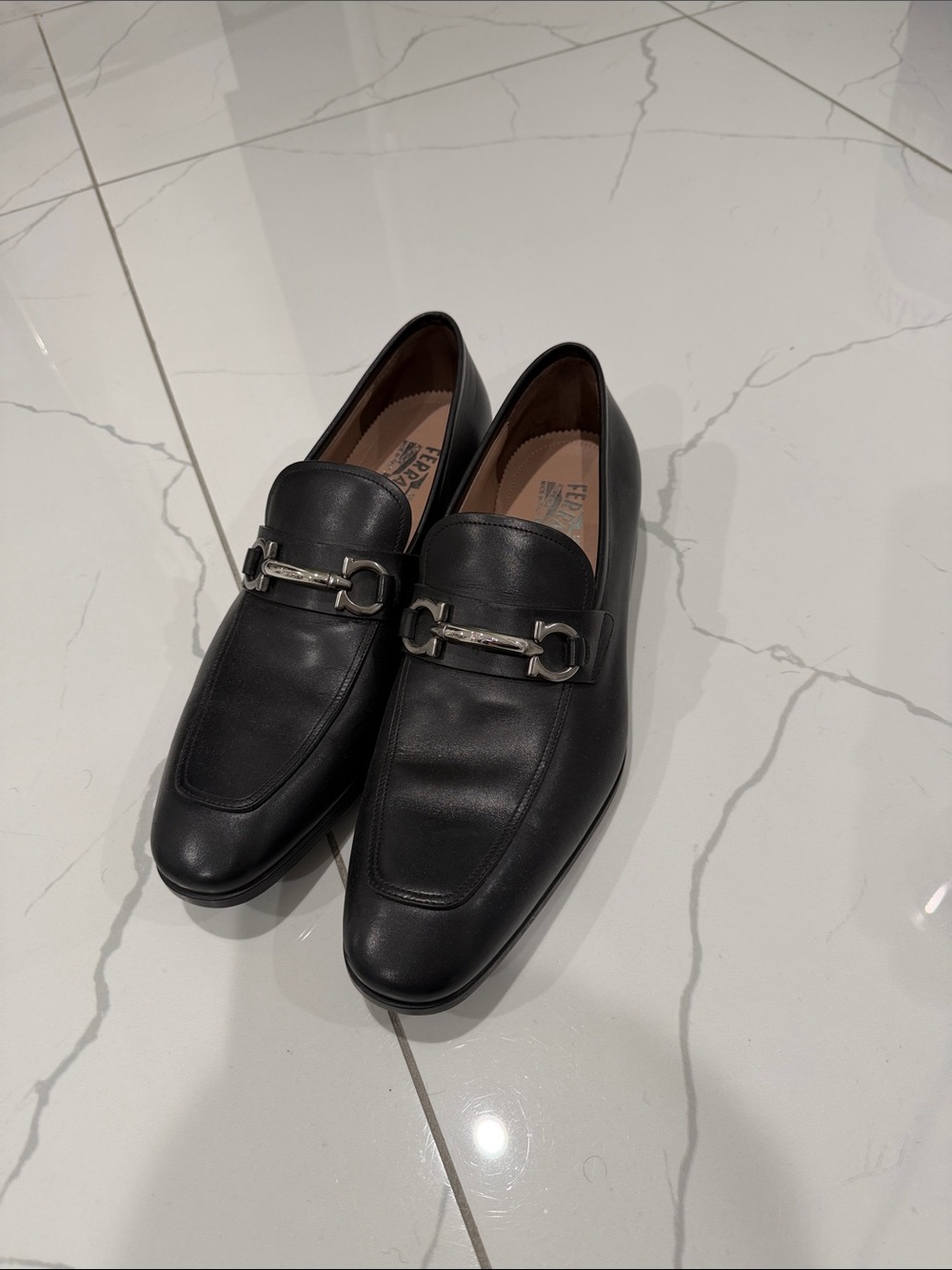 Black Leather Bit Loafers Salvatore Ferragamo  - Classic Men’s Dress Shoes